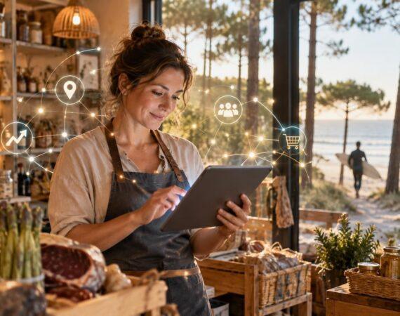 Comment les agents IA aident les petites entreprises landaises à améliorer leur référencement local